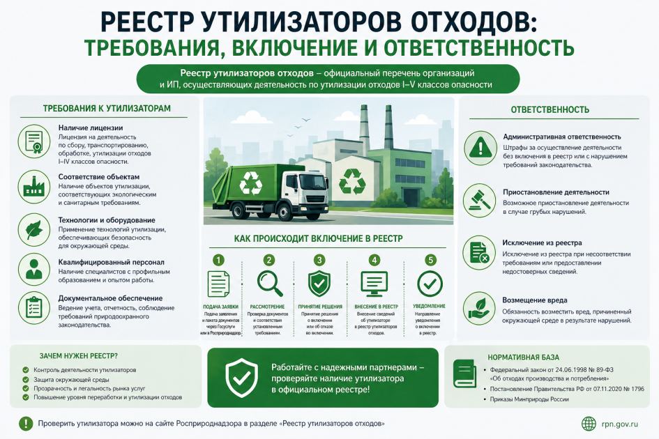 Проект Минприроды по РОП: ЕФГИС УОИТ, классификатор и реестр утилизаторов