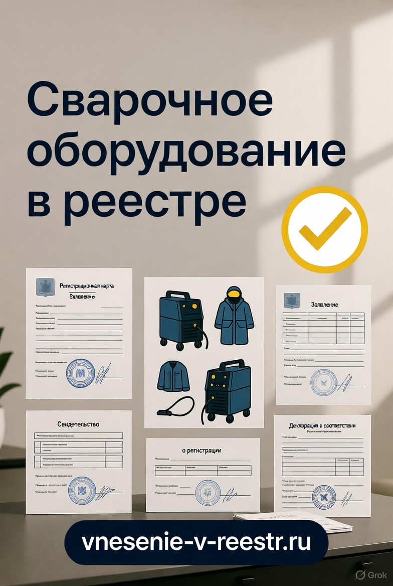 Регистрация сварочного оборудования в реестре российских производителей