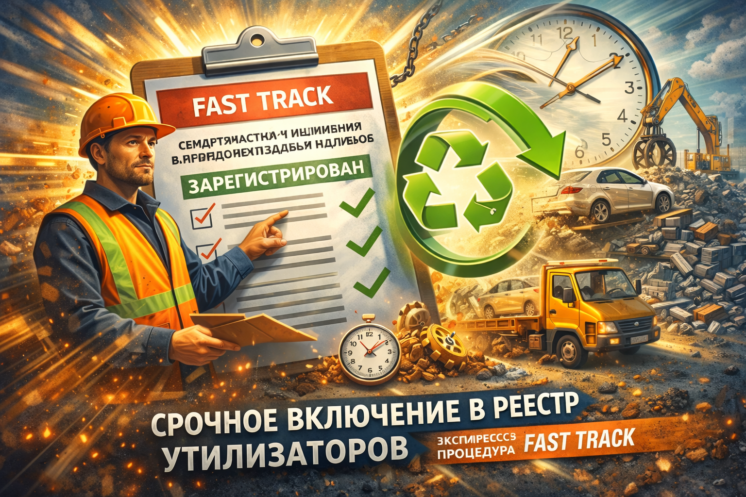 Срочное включение в реестр утилизаторов за 10-15 дней | Гарантия